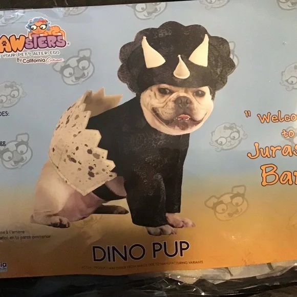 Dino Pup Costume medium. “Welcome to Jurassic Bark” - Picture 1 of 3